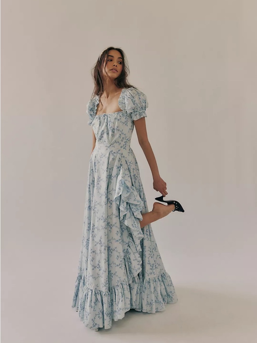 Selkie Powder Room The Foxglove Gown XS NWT